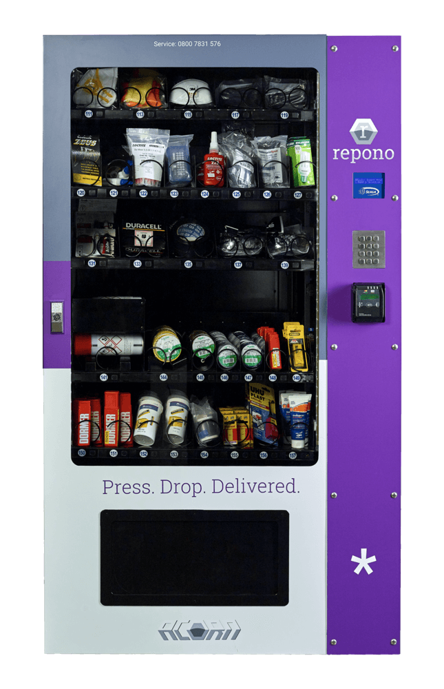 Repono industrial vending machine